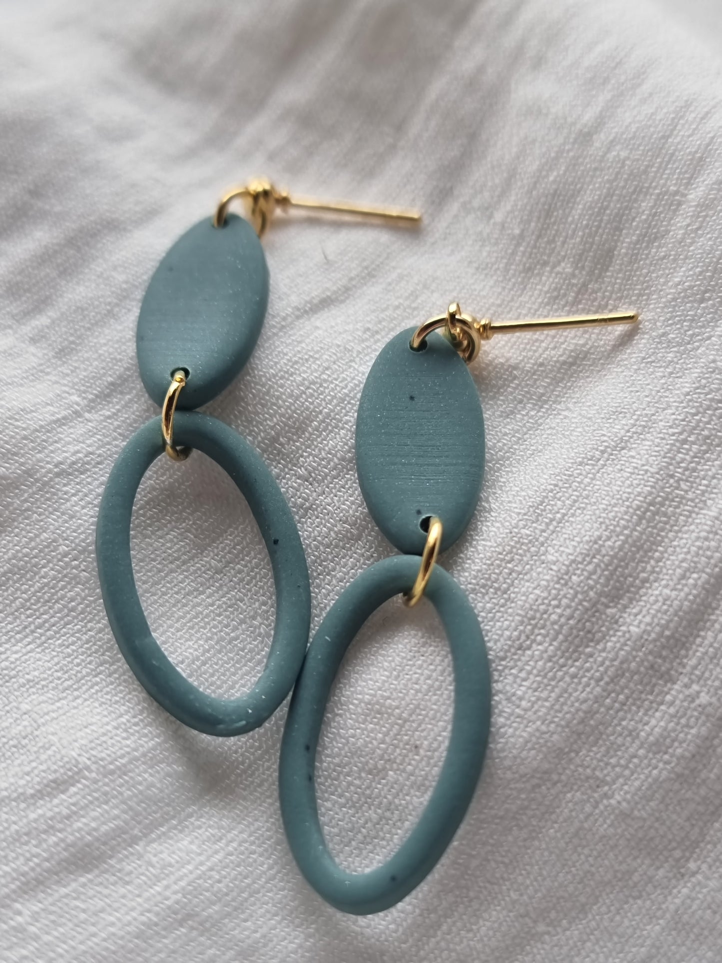 Small hoop dangles| can be switched for silver and fish hooks