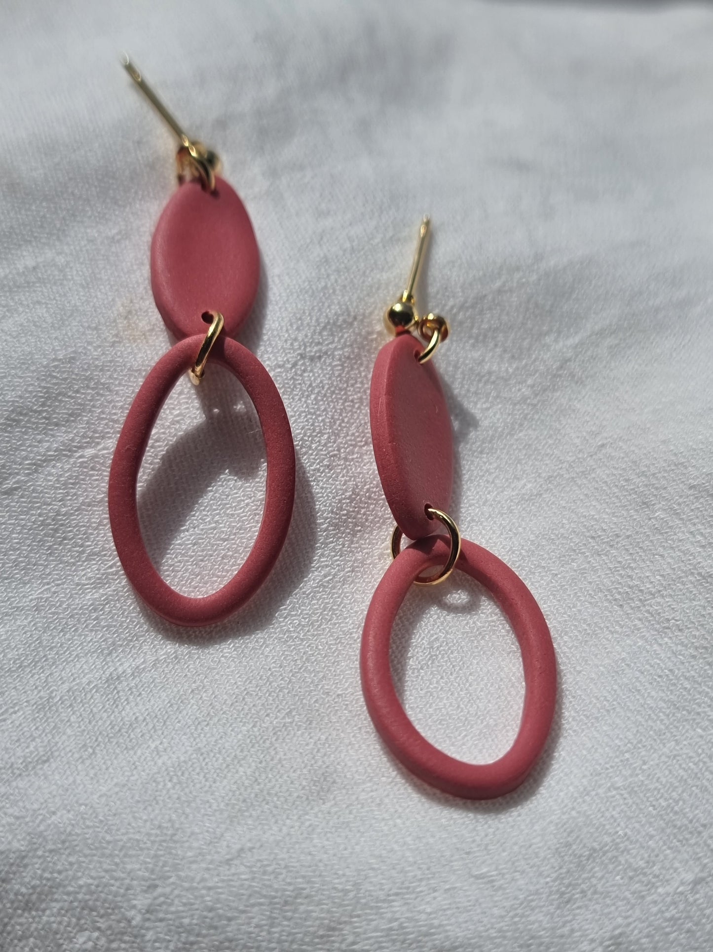 Small hoop dangles| can be switched for silver and fish hooks