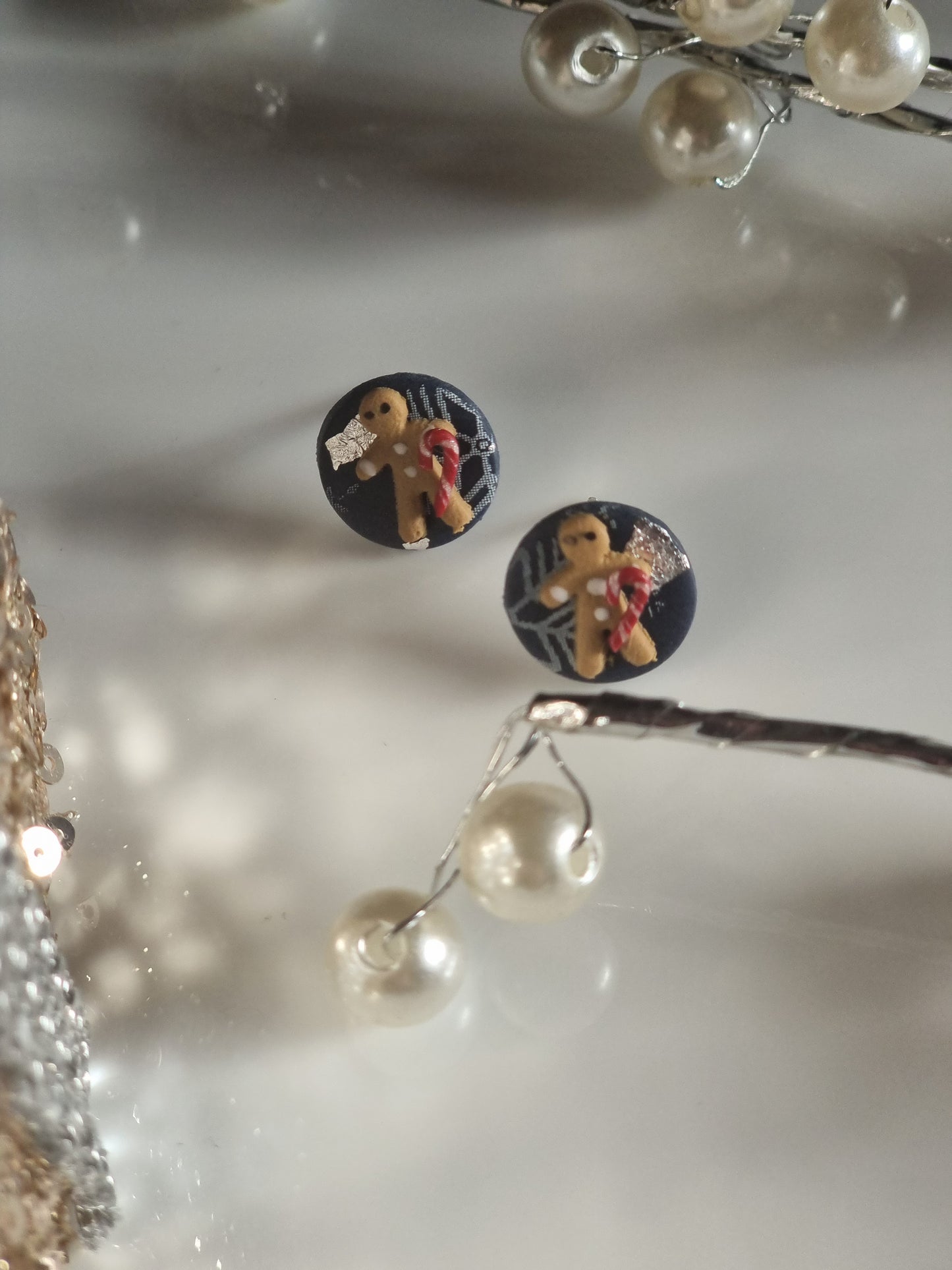 Ginger breadmen studs