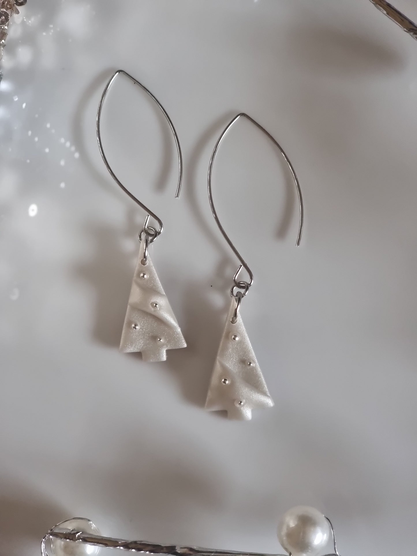 Draped pearl tree dangles
