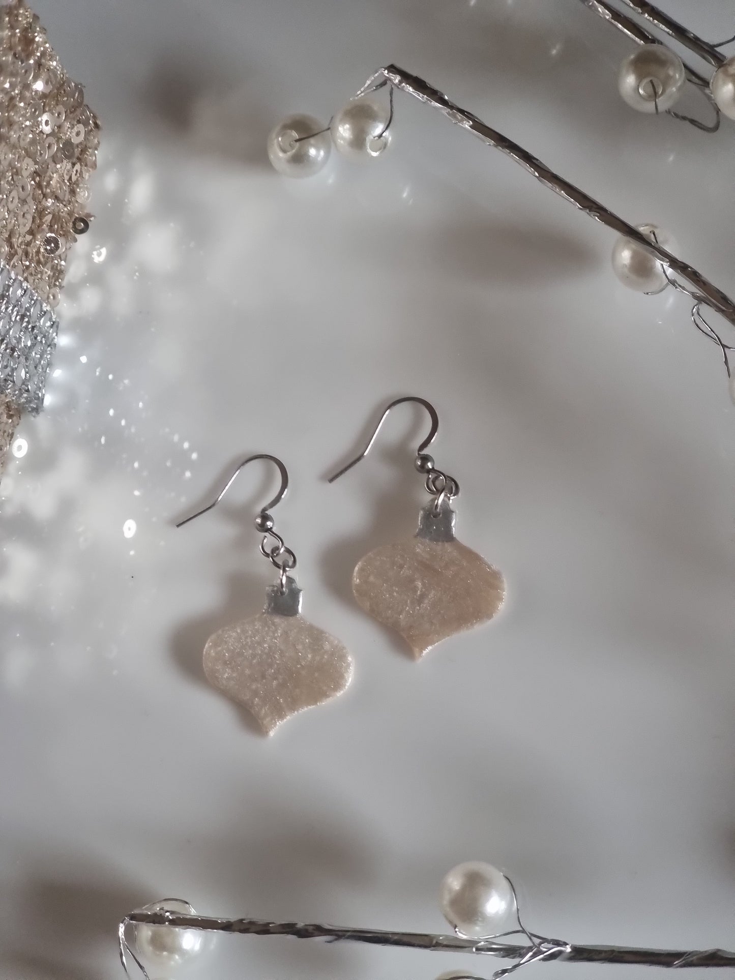 Christmas bauble dangles