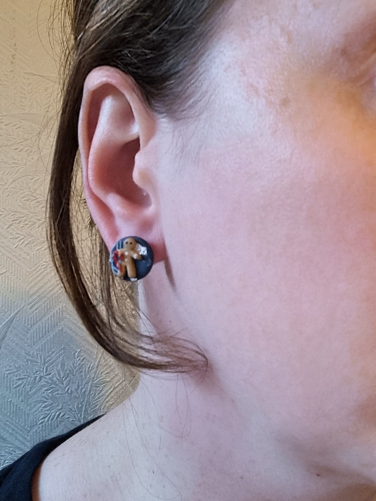 Ginger breadmen studs