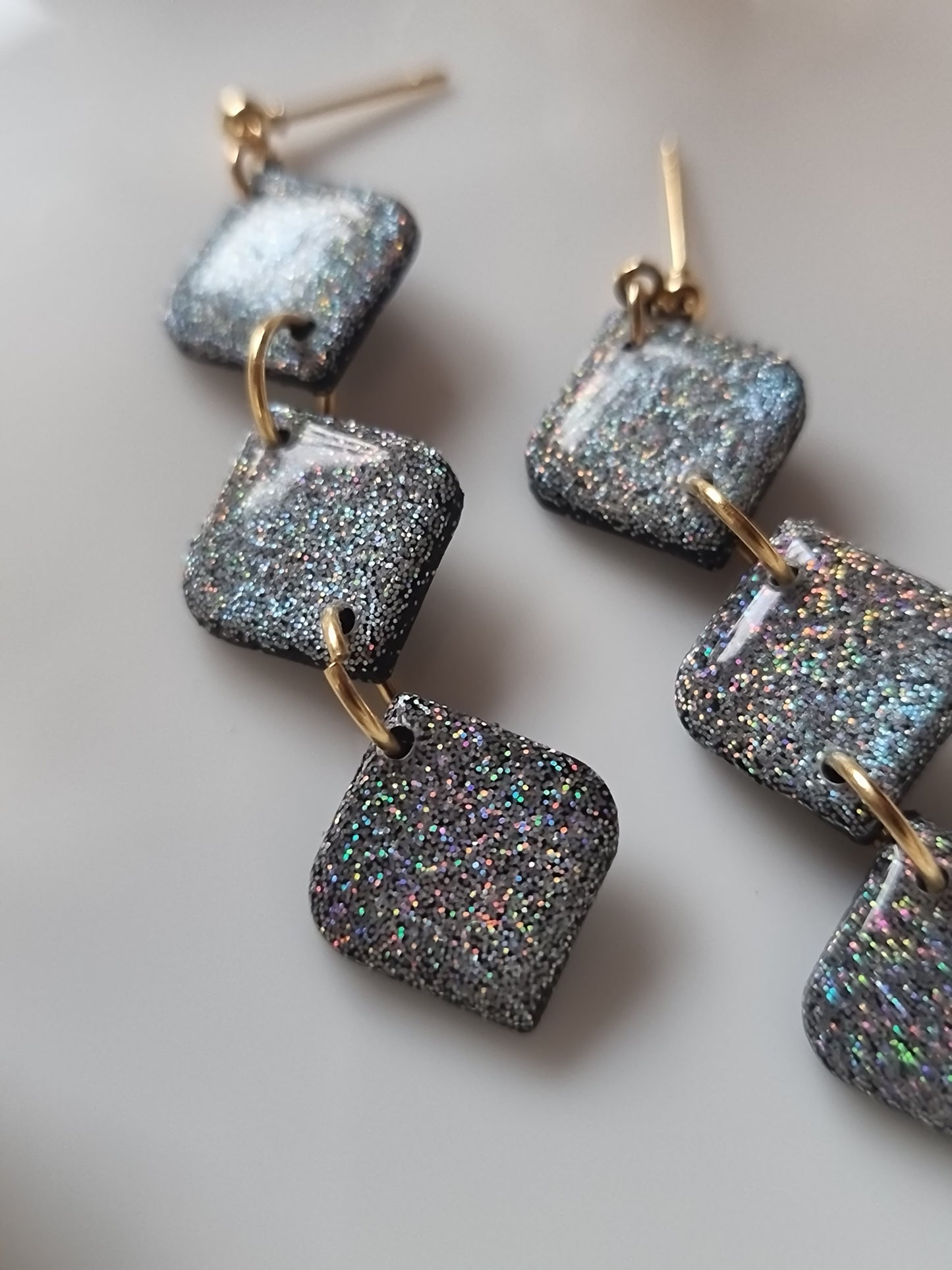 Talulah glitter| can be switched for fish hook and silver