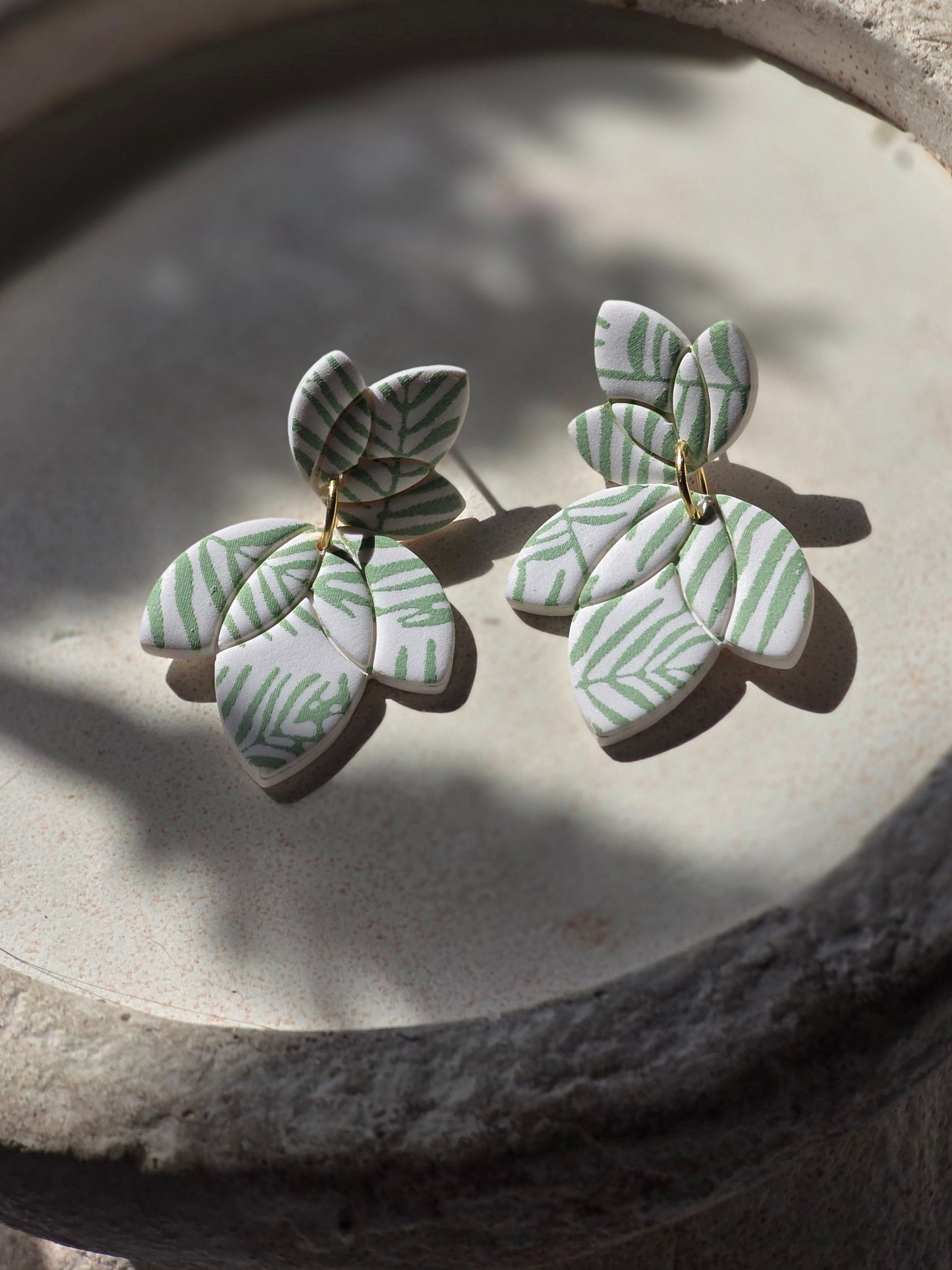 Palm print dangles
