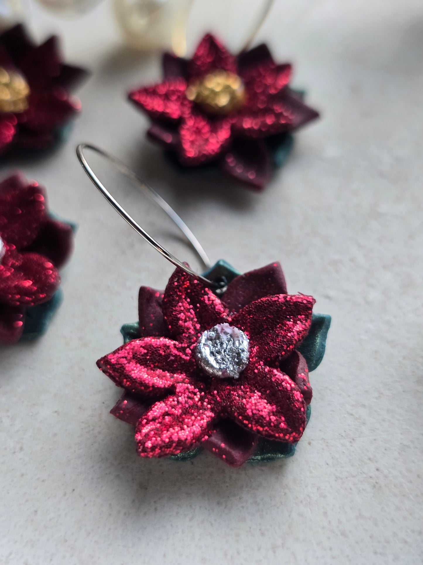 Poinsettia hoops