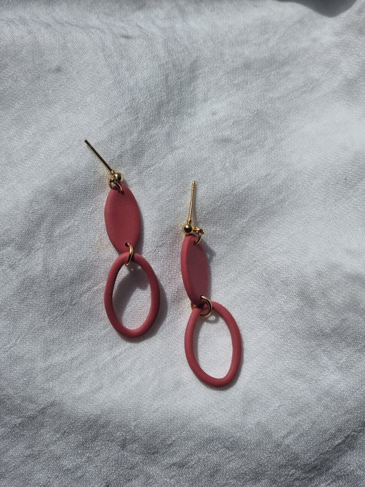 Small hoop dangles| can be switched for silver and fish hooks