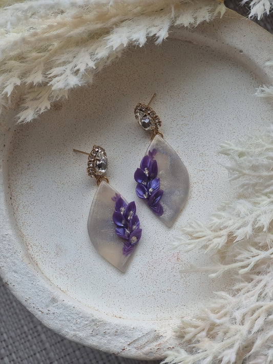 Violet| Bridgerton inspired dangles