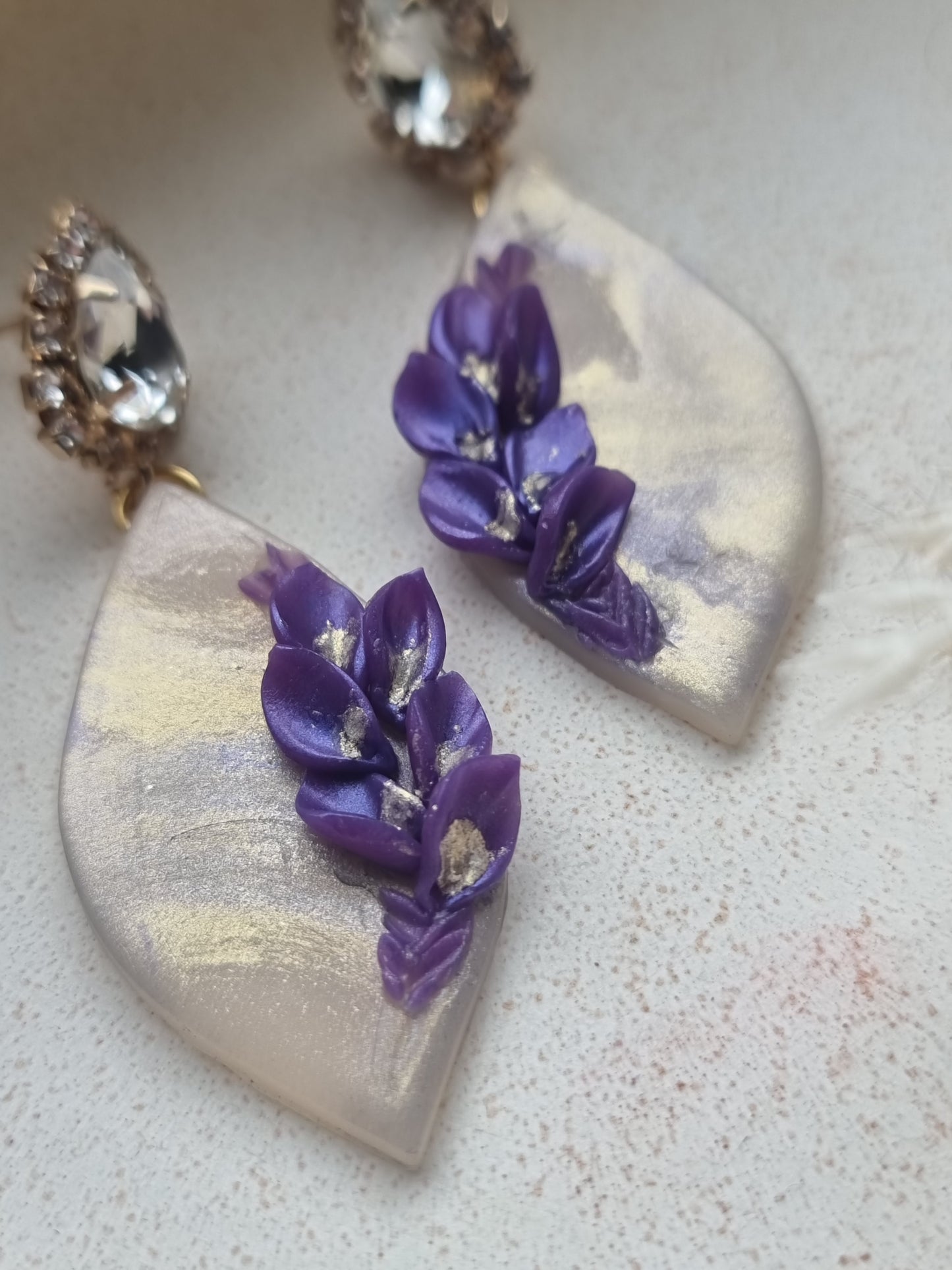 Violet| Bridgerton inspired dangles