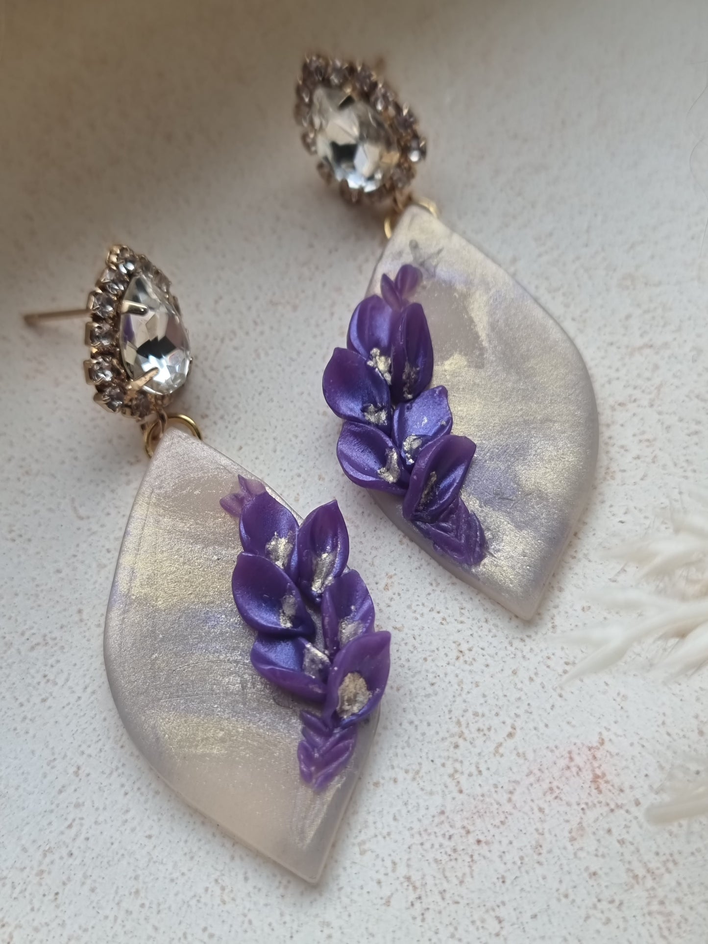 Violet| Bridgerton inspired dangles