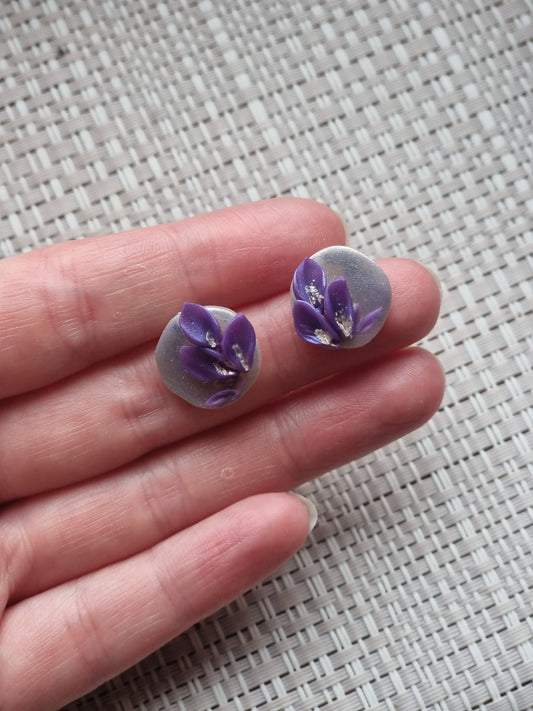 Violet| Bridgerton inspired studs