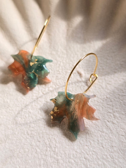 Leaf marble hoops