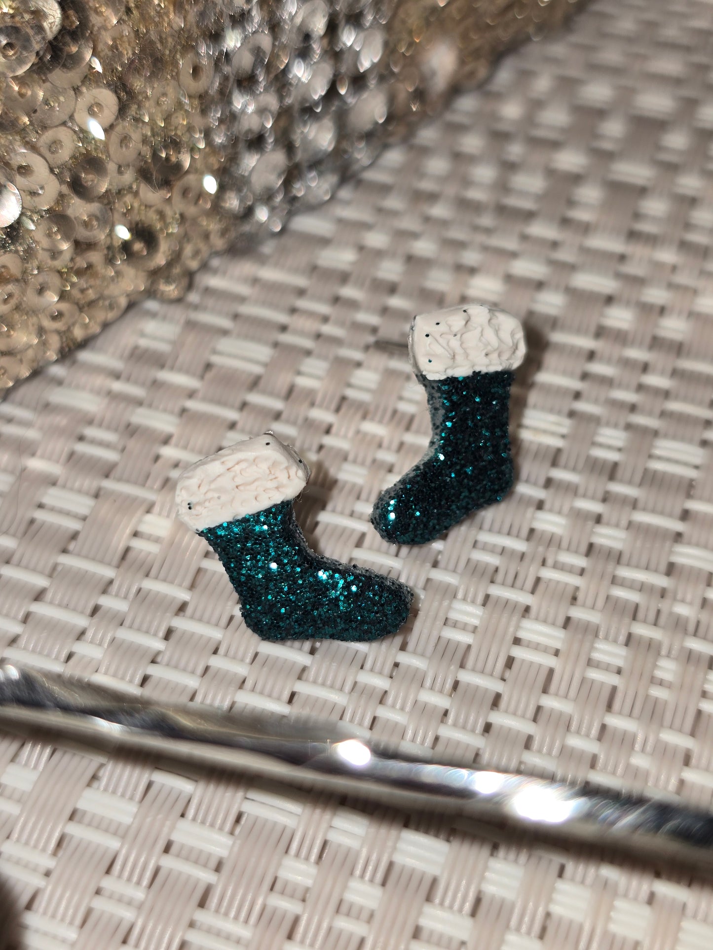 Sparkly stocking studs