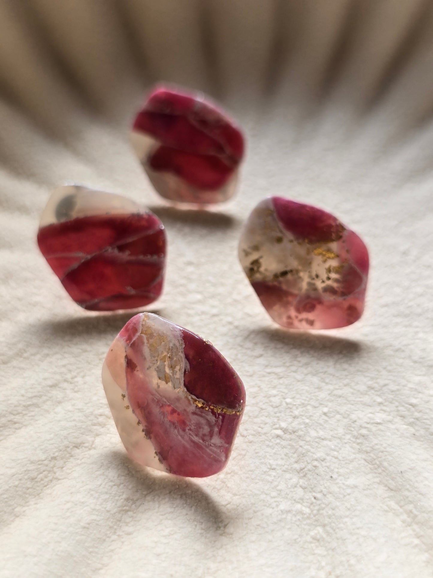 Faux gem studs
