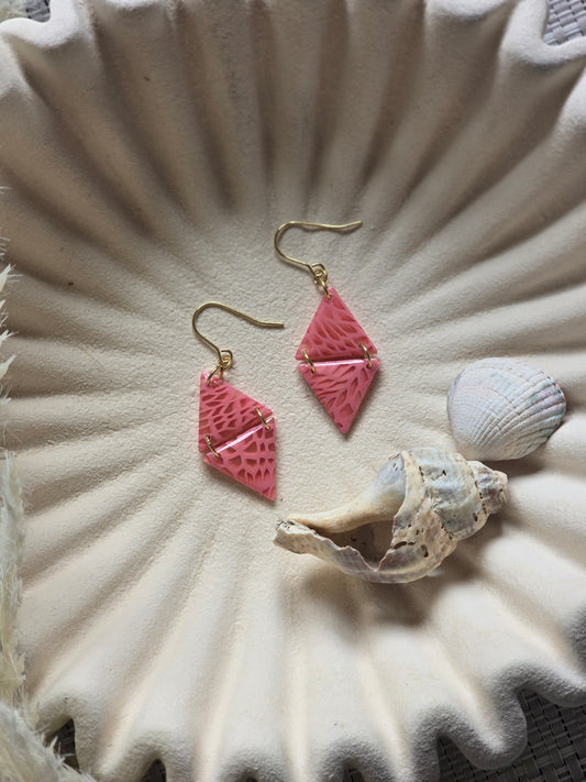 Clara pink coral| can be switched for silver