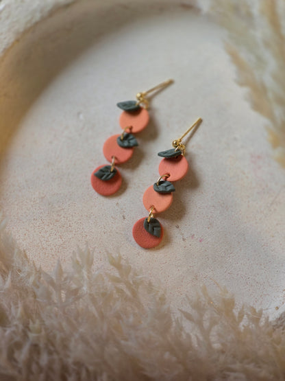Orange dangles| can be switched for silver/fish hook