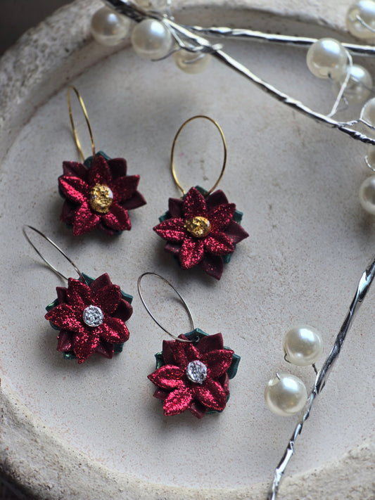 Poinsettia hoops