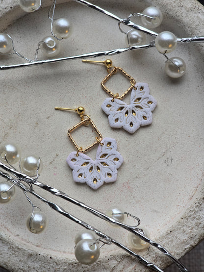 Snowflake charm dangles