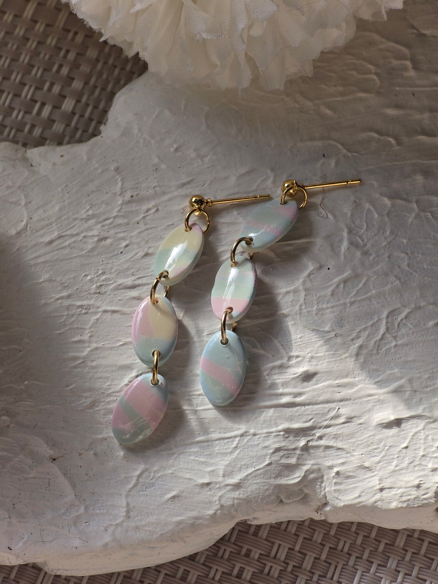Sophie in pastel |can be switched for silver and or fish hook