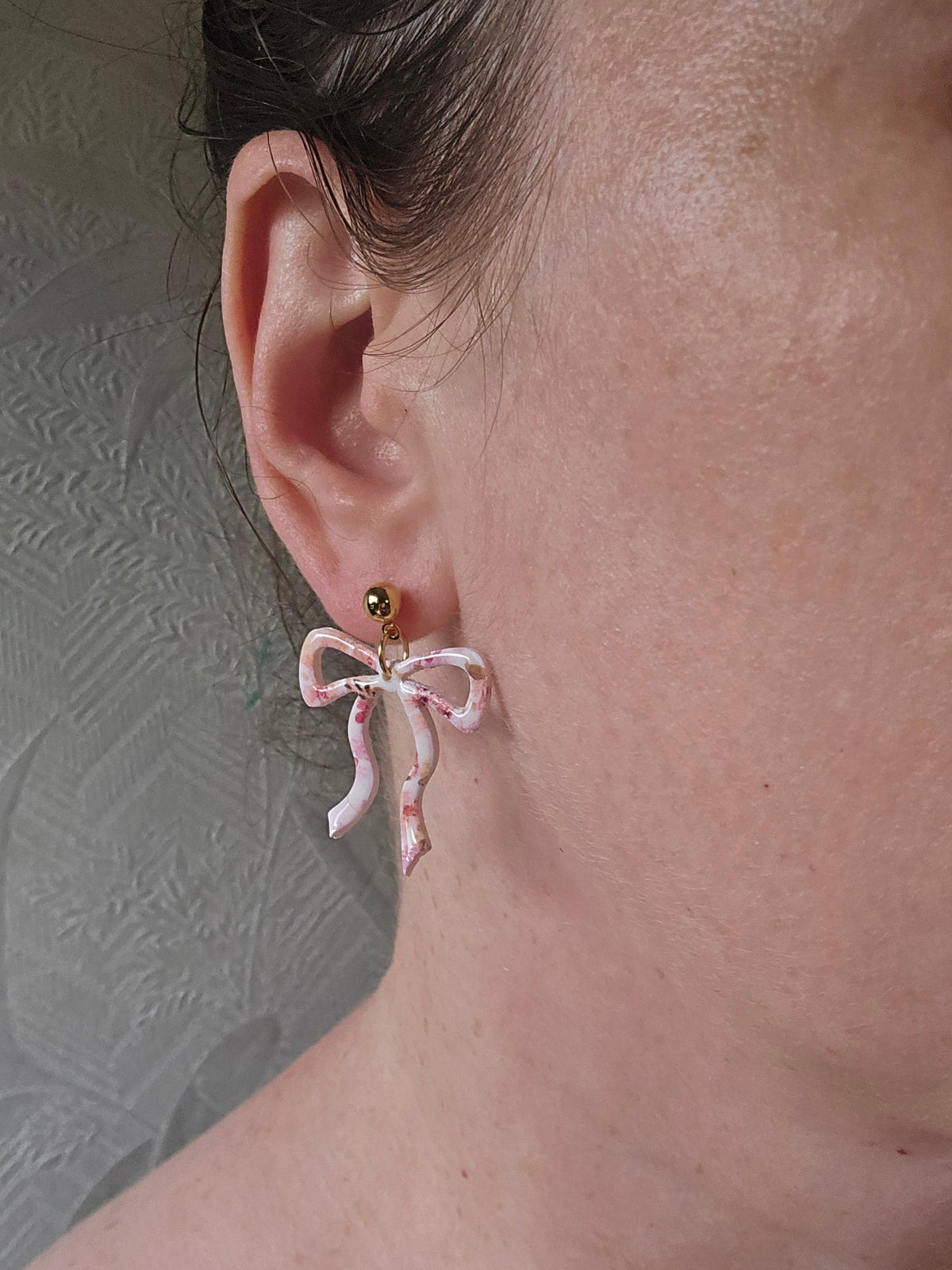 Bow dangles-floral