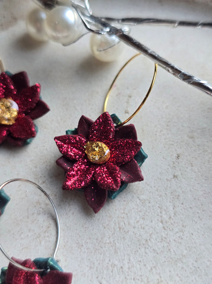 Poinsettia hoops