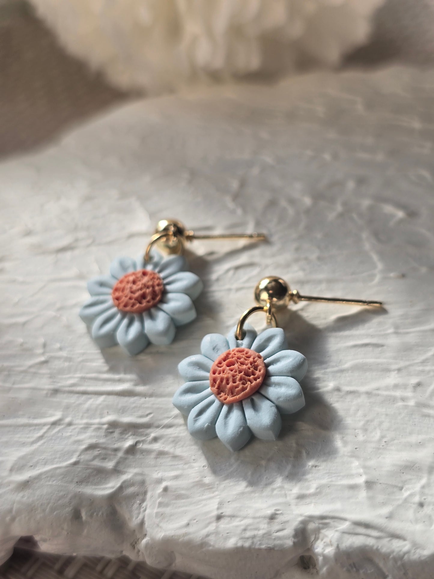 Pastel daisy dangles| can be switched for silver and or fish hook