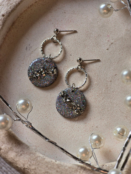 Druzy charm dangles