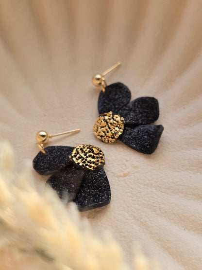 Glitter flower dangles| can be switched for fish hook