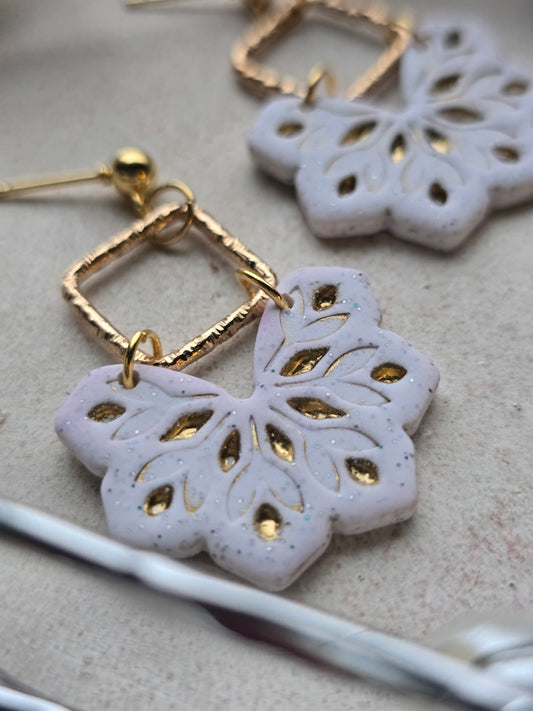 Snowflake charm dangles