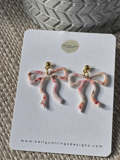 Bow dangles-floral