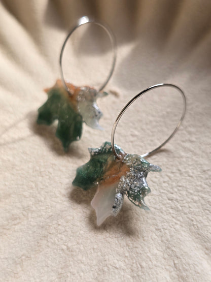 Leaf marble hoops