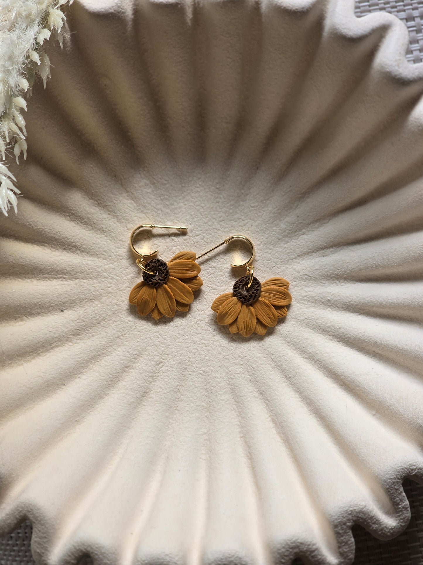 Sunflower huggies| can be switched for silver
