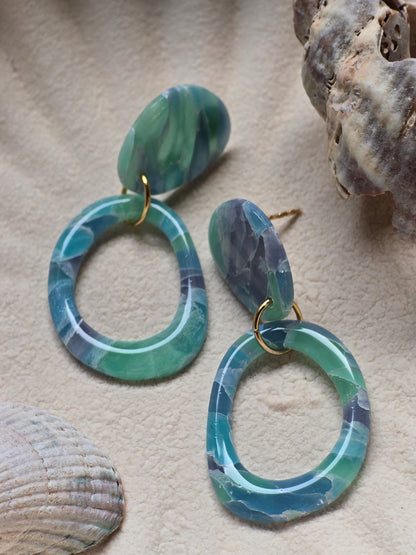 Sea glass large dangles|can be switched for silver