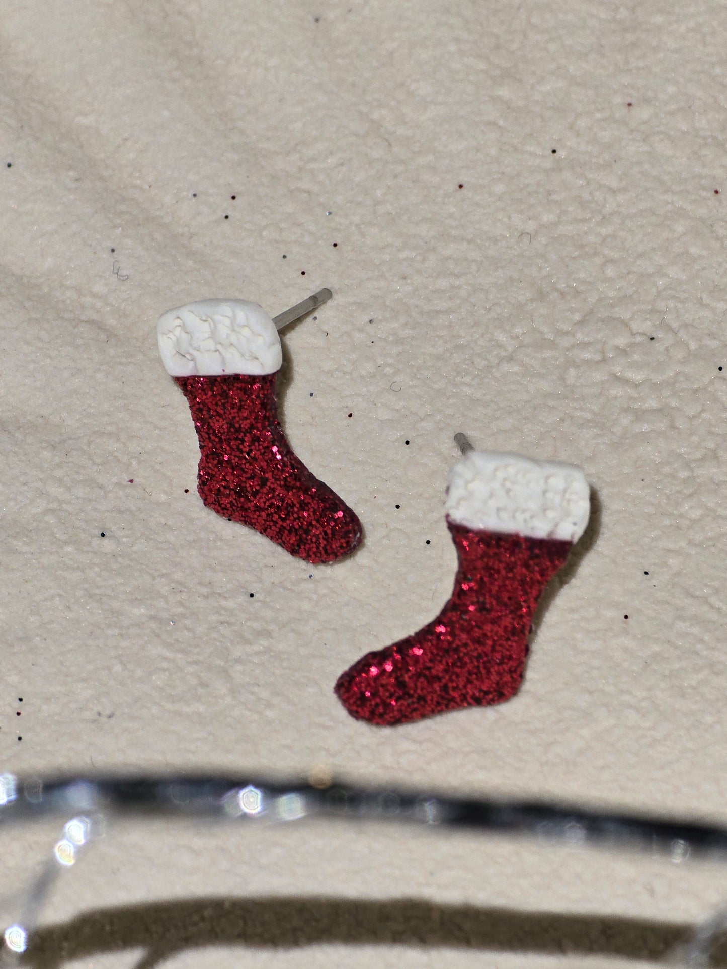 Sparkly stocking studs