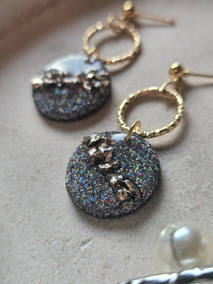 Druzy charm dangles