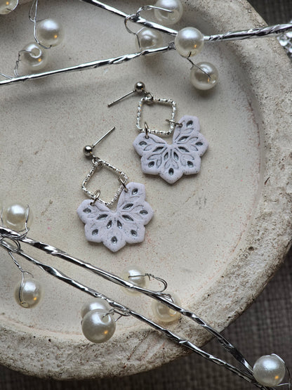 Snowflake charm dangles
