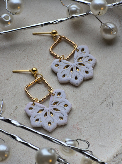 Snowflake charm dangles