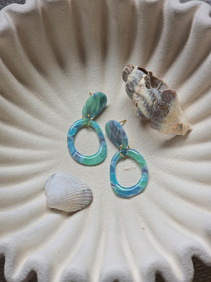 Sea glass large dangles|can be switched for silver