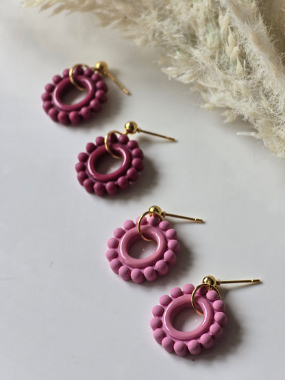 Bubble circle dangles|can be switched for silver/fish hook
