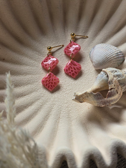 Talulah midi pink coral| can be switched for silver/fish hook