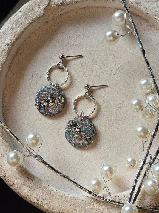 Druzy charm dangles