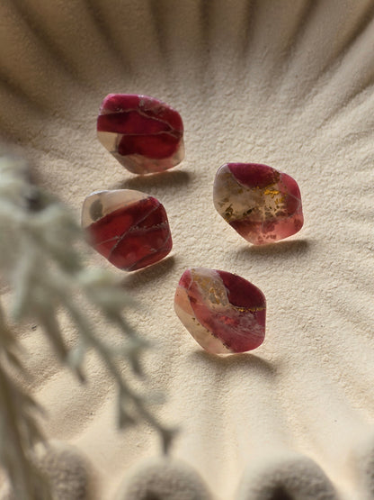 Faux gem studs