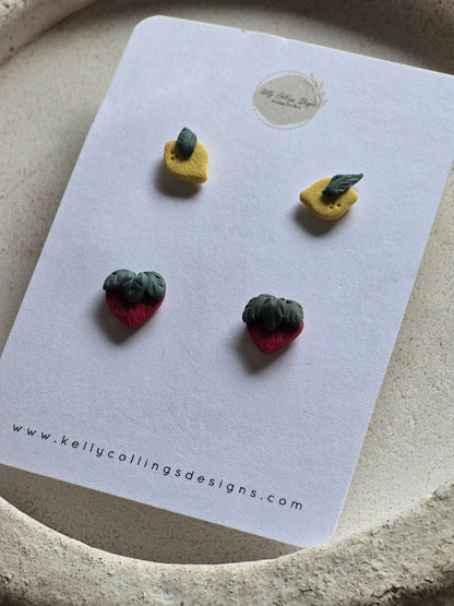 Strawberry and lemon stud pack