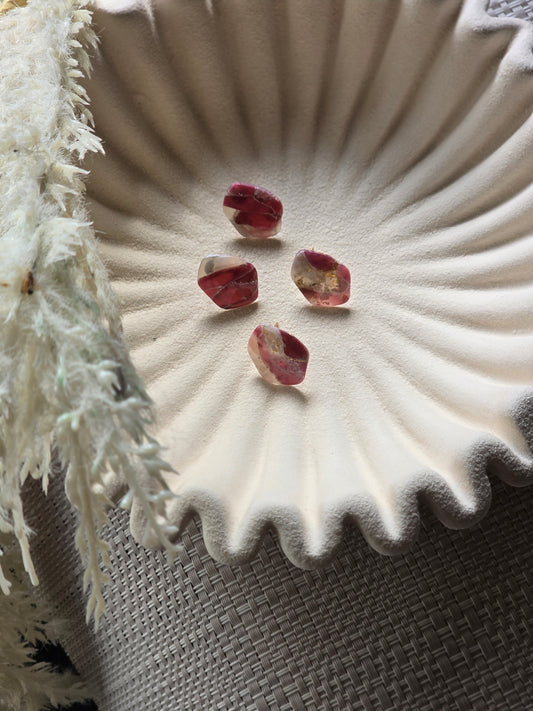 Faux gem studs