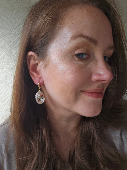 Daisy ladybird Huggies|can be switched for silver