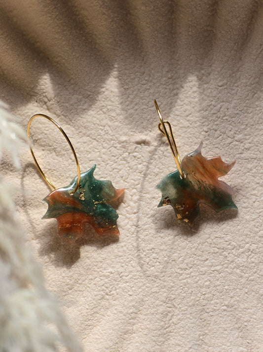 Leaf marble hoops